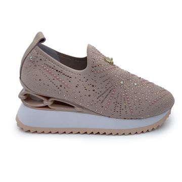 Кроссовки Ilasio Renzoni розовые стрейч текстиль - фото 1, M217 IR ROSA