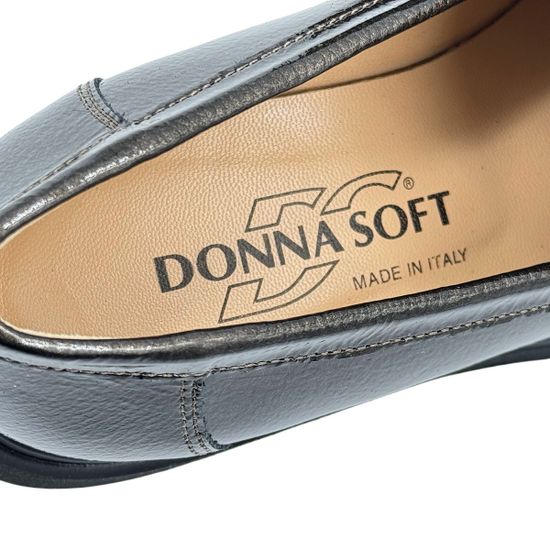 Лоферы женские Donna Soft темно-серые наплак - фото 8, DS1881 DS GRIGIO