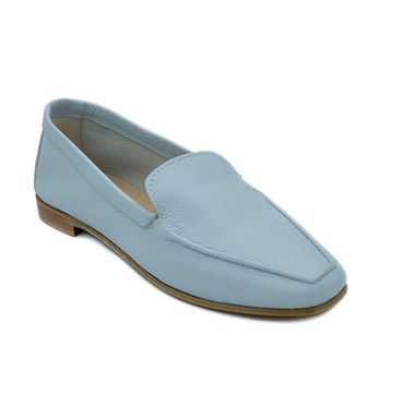 Мокасины Cover голубые кожаные - фото 2, 738-18 COV