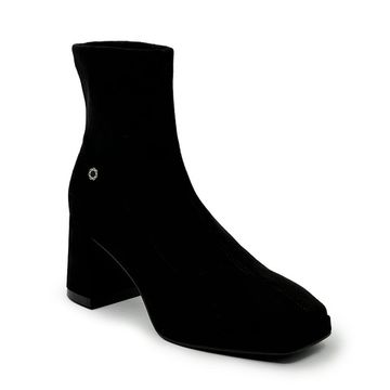 Ботильоны Tuffoni черные замша/стрейч демисезонные - фото 2, 3523049 TUF DEMI