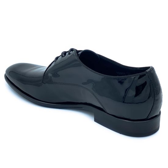 Туфли Giampieronicola черные из лакированной кожи - фото 3, 32857 GPN