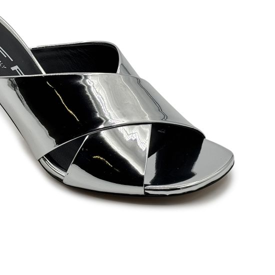 Мюли Tiffi серебристые кожаные - фото 6, J706/70L TI ARGENTO