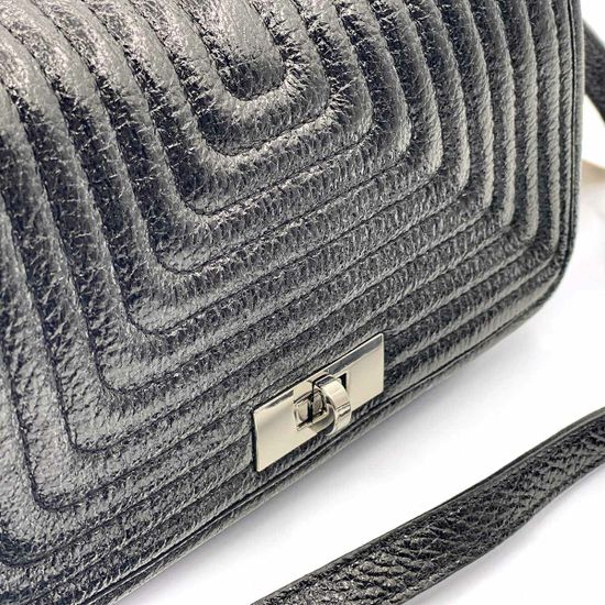 Сумка кросс-боди Marina Creazioni наплак черный - фото 4, 