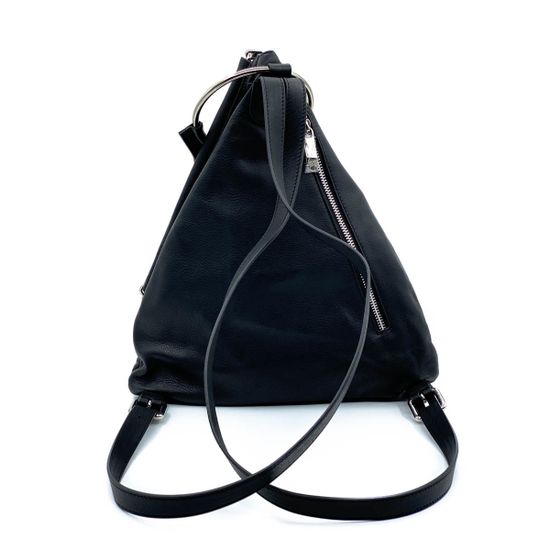 Рюкзак Renato Angi черный кожаный - фото 3, 