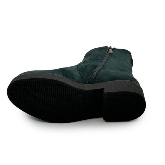 Ботинки CVCOVER зеленые замшевые на меху - фото 4, 111107-2 COV VERDE