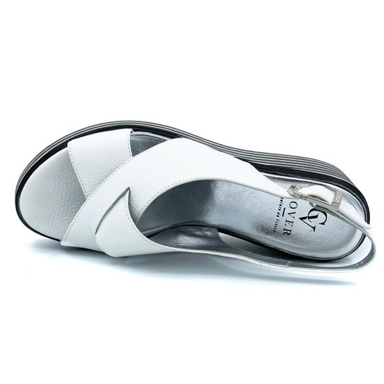 Босоножки Cover белые - фото 5, 