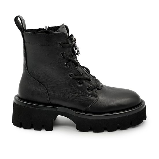 Ботинки NILA&NILA черные кожаные демисезонные - фото 1, NO6474 NIL NERO