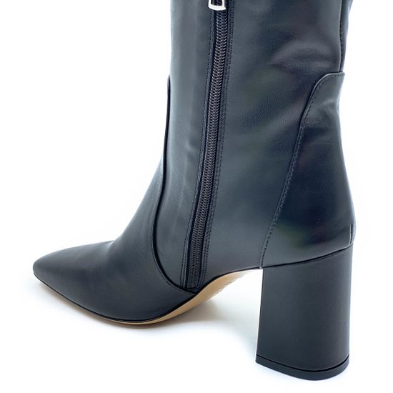 Сапоги Tiffi черные кожаные демисезонные - фото 4, Q543/70V TI NERO