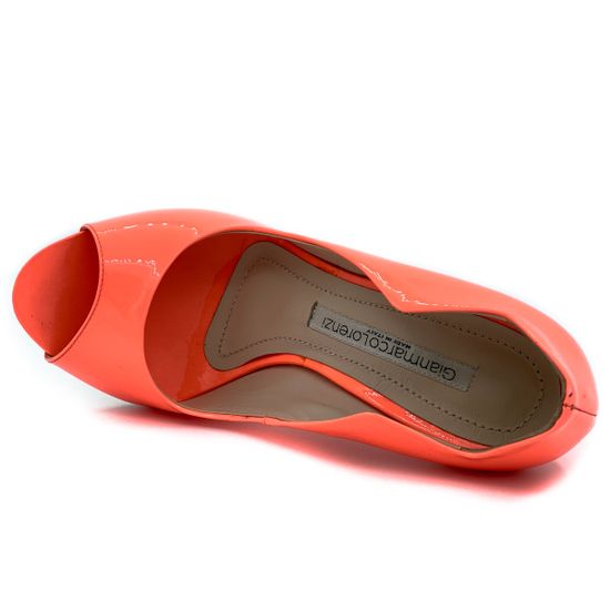 Туфли Gianmarco Lorenzi розовые из лакированной кожи - фото 5, 