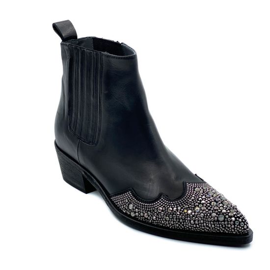 Ботинки Fru.it черные кожаные демисезонные - фото 2, 