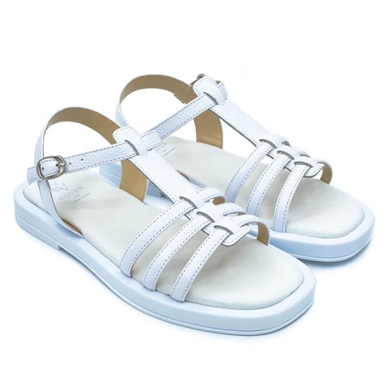 Босоножки Cover белые кожаные - фото 7, 139-10 COV