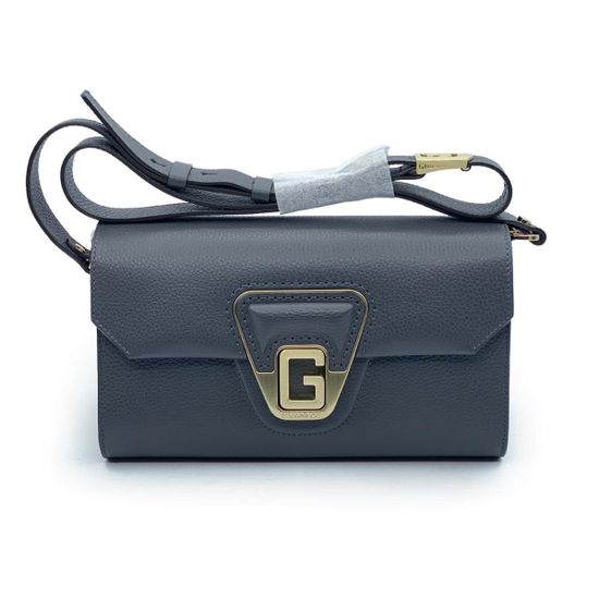 Сумка Gironacci серая кожаная, 