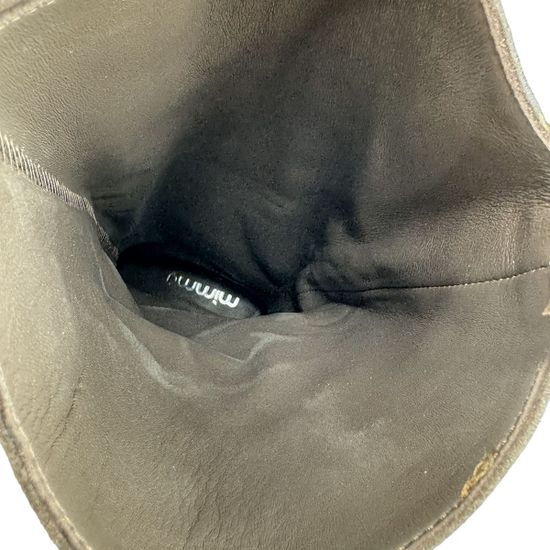 Сапоги MIMMU коричневые замшевые демисезонные - фото 7, M256M1 MIM MORO