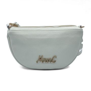 Сумка кросс-боди полумесяц Marina Creazioni белая кожаная - фото 1, B6566 MC BIANCO