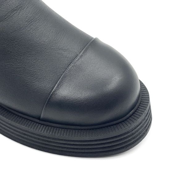 Ботинки Tuffoni черные кожаные на меху - фото 6, 6923011LF TUF NERO