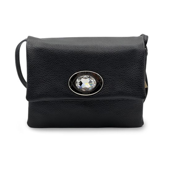 Сумочка Renato Angi черная кожаная - фото 1, 3357101 RA NERO