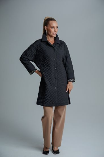 Плащ Tuffoni черный - фото 2, 7726020C TUF NERO