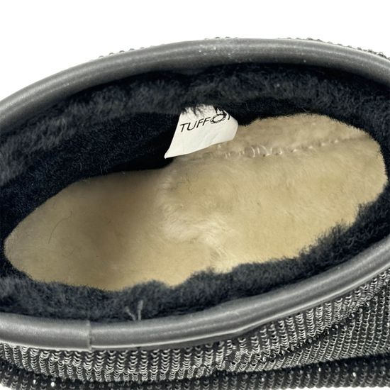 Ботинки угги TUFFONI черные замшевые на меху - фото 8, 1024046VF TUF NERO