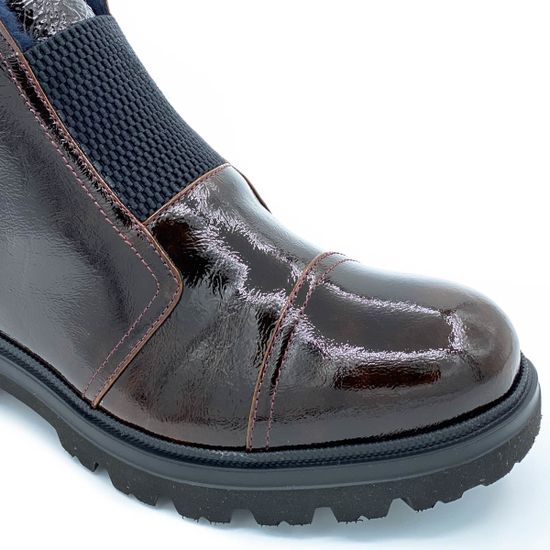 Ботинки Mot CLe коричневые наплак МЕХ - фото 6, 