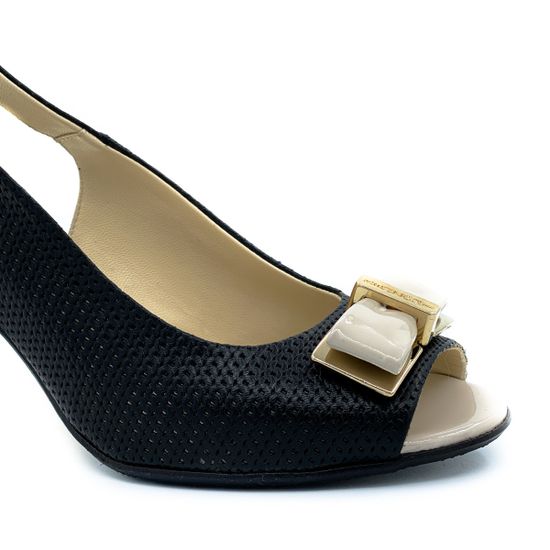 Босоножки Ilasio Renzoni черно-белые - фото 6, 