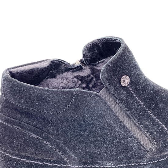 Ботинки Baldinini черные замшевые МЕХ - фото 5, 