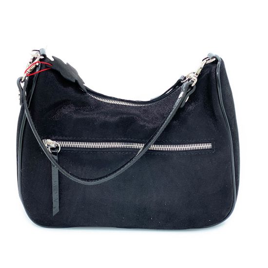 Сумочка Marina Creazioni черная замшевая с лазерной обработкой - фото 3, 