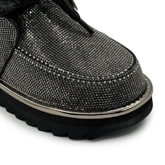 Ботинки Ilasio Renzoni серебряные кожаные на меху - фото 6, M267 IR SILVER