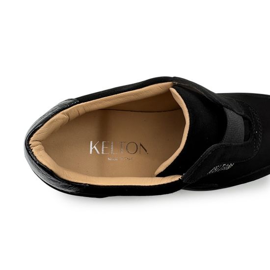 Полуботинки KELTON черные замша/лак демисезонные - фото 7, AJ4111 KEL DEMI