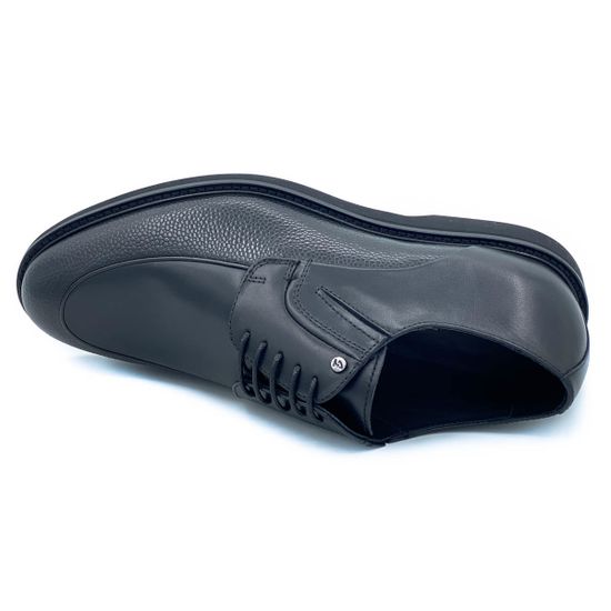 Ботинки Giampieronicola черные кожаные демисезонные - фото 5, 