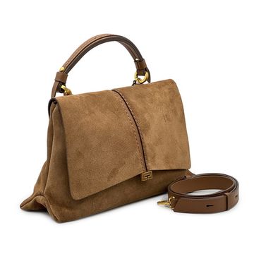 Сумка Loristella рыжая замшевая - фото 2, 2735 LS CUOIO