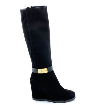 Сапоги Giorgio Piergentili черные замшевые МЕХ - фото 1, 685 (2015) GP