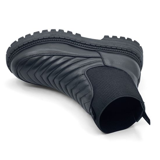 Ботинки Lab Milano черные кожаные на байке - фото 5, 398-020 LAB