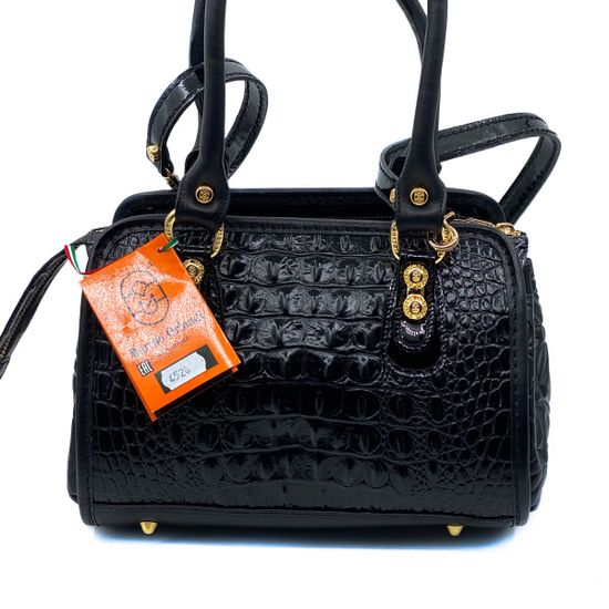 Сумка Marino Orlandi черная лак - фото 3, 