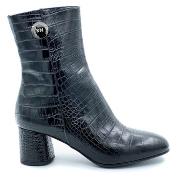 Полусапоги Rosso Nero крокодил черные - фото 1, 4465 RN COCCO