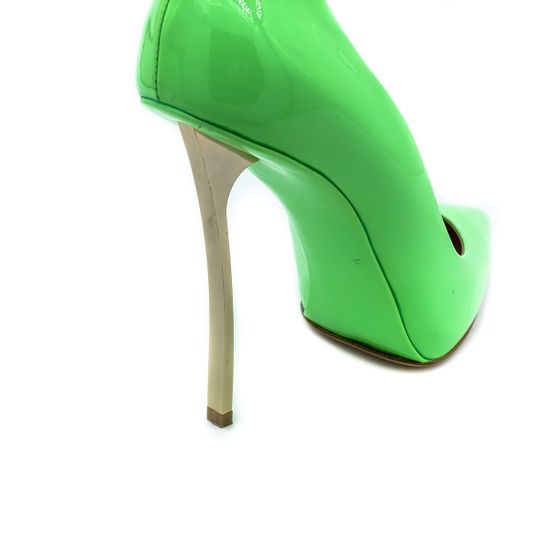 Туфли Gianmarco Lorenzi салатовые из лакированной кожи - фото 7, P4D0A2086 GML
