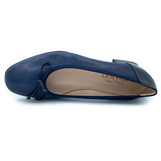Туфли Donna Soft синие кожаные - фото 5, DS0721 DS BLU