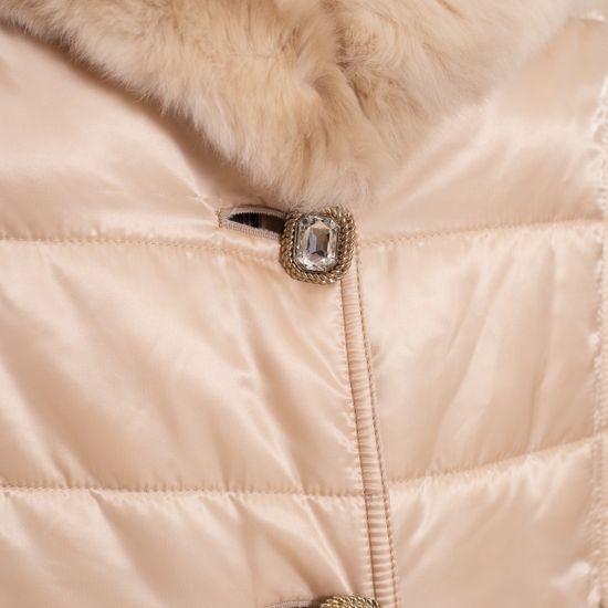 Пуховик VOLPI бежевый - фото 8, 