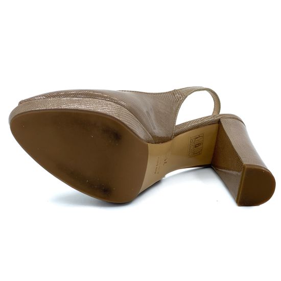 Босоножки Left&amp;Right бежевые из лакированной кожи - фото 4, Y107 LR