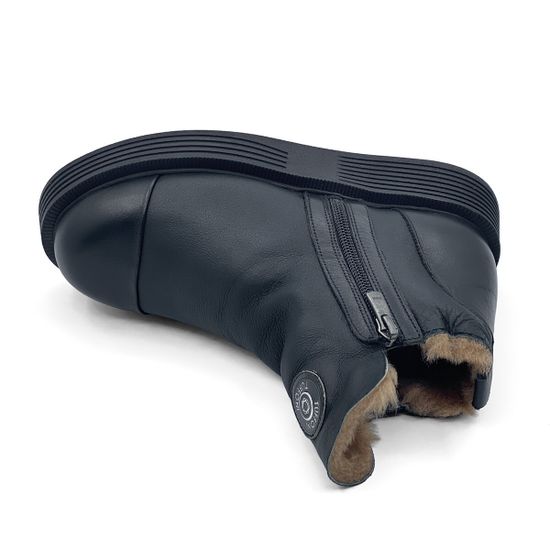 Ботинки Tuffoni черные кожаные на меху - фото 5, 6923011LF TUF NERO