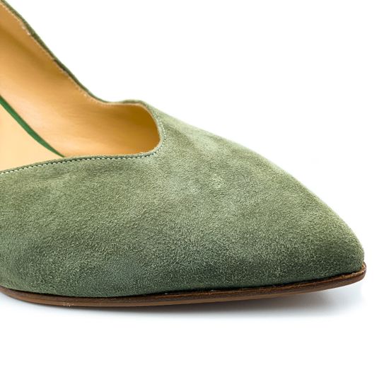 Туфли Rosso Nero замша зеленые - фото 6, 4506 RN VERDE