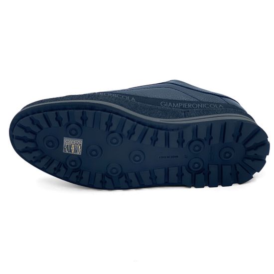 Ботинки Giampieronicola синие кожаные демисезонные - фото 4, 