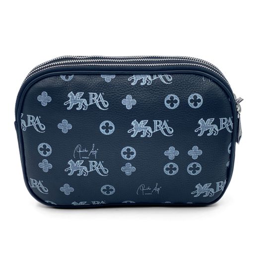 Сумка кросс-боди Renato Angi черная с принтом кожаная - фото 3, 