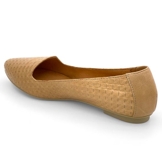 Балетки Zamagni бежевые кожаные - фото 3, 