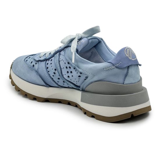 Кроссовки FRUIT голубые кожаные - фото 3, 9085 FR