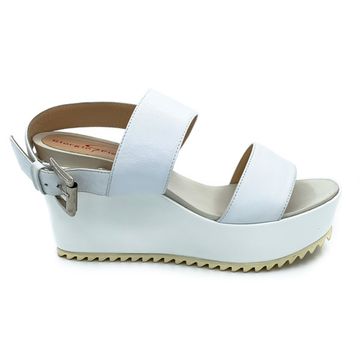 Босоножки Giorgio Piergentili белые кожаные - фото 1, 443 GP