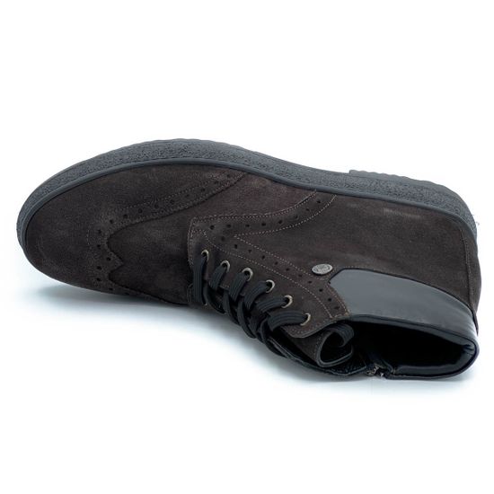 Ботинки Lab Milano коричневые замшевые демисезонные - фото 5, 