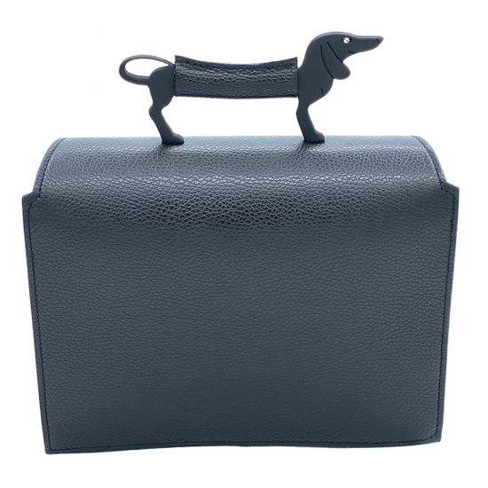 Сумка Renato Angi черная кожаная ручка-такса - фото 3, 