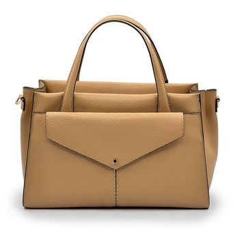 Сумка Loristella бежевая кожаная - фото 1, 2823 LS BEIGE