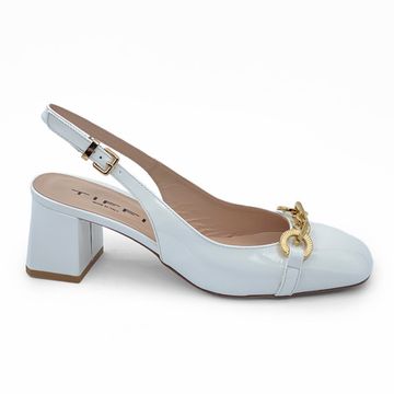 Туфли слингбэк Tiffi лакированная кожа белые - фото 1, TF26/50 TI BIANCO