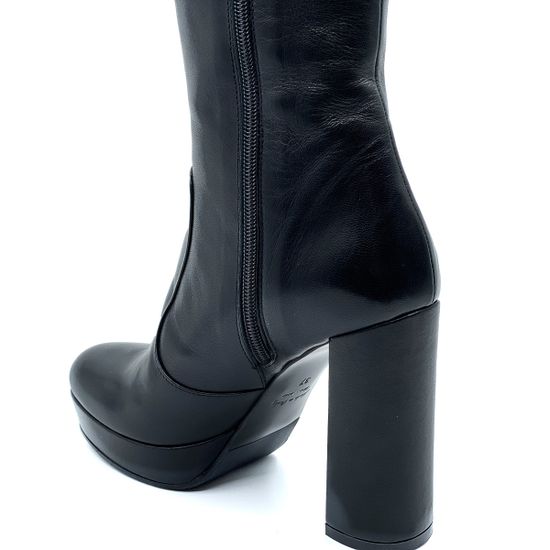 Сапоги Rosso Nero черные кожаные демисезонные - фото 7, 3983 RN NAPPA